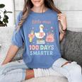 Little Miss 100 Days Smarter Cute Goose Reading Books Girls Women's Comfort Colors T-Shirt Chalky Mint Little Miss 100 Days Smarter Cute Goose Reading Books Girls Women's Comfort Colors T-Shirt Chalky Mint