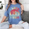I Love 90's Music Retro Style Nostalgia Cassette 1990s Party Women's Comfort Colors T-Shirt Chalky Mint