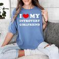I Love My Introvert Girlfriend I Heart My Introvert GF Women's Comfort Colors T-Shirt Chalky Mint I Love My Introvert Girlfriend I Heart My Introvert GF Women's Comfort Colors T-Shirt Chalky Mint