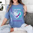 Loved One In Memory Of Sister Suicide Awareness Prevention Women's Comfort Colors T-Shirt Chalky Mint Loved One In Memory Of Sister Suicide Awareness Prevention Women's Comfort Colors T-Shirt Chalky Mint