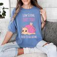 Low Social Battery Cute Snail With House Introvert Cozy Home Women's Comfort Colors T-Shirt Chalky Mint