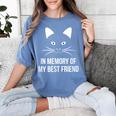 In Memory Of My Best Friend Cat Women's Comfort Colors T-Shirt Chalky Mint