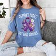 Memory Fades But Love Remains Dementia Awareness Women's Comfort Colors T-Shirt Chalky Mint