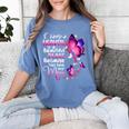In Memory Of Mom I Know Heaven Beautiful Place Wings Angel Women's Comfort Colors T-Shirt Chalky Mint