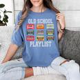 Old School Playlist Nostalgia Vibes Cassette Women's Comfort Colors T-Shirt Chalky Mint