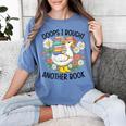Oops I Bought Another Book Goose Women's Comfort Colors T-Shirt Chalky Mint