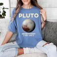 Pluto Never Forget 1930-2006 Planet Space Science Nostalgia Women's Comfort Colors T-Shirt Chalky Mint