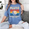 Pluto Never Forget Space Nostalgia Astronomy Humor Premium Tri-Blend Women's Comfort Colors T-Shirt Chalky Mint Pluto Never Forget Space Nostalgia Astronomy Humor Premium Tri-Blend Women's Comfort Colors T-Shirt Chalky Mint