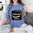 Powered By Introvert Inside Embrace Your Quiet Strength Women's Comfort Colors T-Shirt Chalky Mint Powered By Introvert Inside Embrace Your Quiet Strength Women's Comfort Colors T-Shirt Chalky Mint