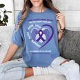 Purple In Memory Of My Dad Pancreatic Cancer Awareness Women's Comfort Colors T-Shirt Chalky Mint Purple In Memory Of My Dad Pancreatic Cancer Awareness Women's Comfort Colors T-Shirt Chalky Mint