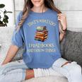 I Read Books And I Know Things l Book Reading Women's Comfort Colors T-Shirt Chalky Mint