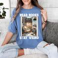 Read Books Stay Weird Book Lover Introvert Book Women's Comfort Colors T-Shirt Chalky Mint