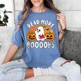 Read More Books Teacher Halloween Men Women Women's Comfort Colors T-Shirt Chalky Mint