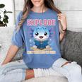 Readsolotl Kawaii Axolotl Book Lover Reading Women's Comfort Colors T-Shirt Chalky Mint