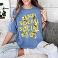 Retro Anti Social Club Bees Introvert Women Men Women's Comfort Colors T-Shirt Chalky Mint