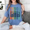Retro Nineties Style Audio Tape Nostalgia Year 1990 Women's Comfort Colors T-Shirt Chalky Mint