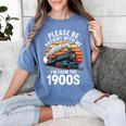 Retro Please Be Patient With Me I'm From The 1900s Train Women's Comfort Colors T-Shirt Chalky Mint