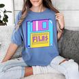 Retro TechnologyOld School Floppy Nostalgia 90s Generation Women's Comfort Colors T-Shirt Chalky Mint Retro TechnologyOld School Floppy Nostalgia 90s Generation Women's Comfort Colors T-Shirt Chalky Mint