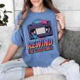 Rewind Good Times Retro VHS Tape Nostalgia 80s 90s Premium Tri-Blend Women's Comfort Colors T-Shirt Chalky Mint