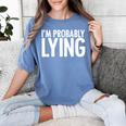 Sarcasm Humor Sassy Quote For Introvert People Women's Comfort Colors T-Shirt Chalky Mint Sarcasm Humor Sassy Quote For Introvert People Women's Comfort Colors T-Shirt Chalky Mint