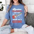 Sarcastic Introvert Need Guitar Sad Song Introvert Guitarist Women's Comfort Colors T-Shirt Chalky Mint