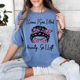 I Came I Saw I Had Anxiety So I Left Messy Bun Introvert Women's Comfort Colors T-Shirt Chalky Mint I Came I Saw I Had Anxiety So I Left Messy Bun Introvert Women's Comfort Colors T-Shirt Chalky Mint