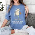 I Have To Say Weird Stuff Or I'Ll Die Frog Meme Introverts Women's Comfort Colors T-Shirt Chalky Mint