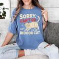 Sorry I Can't Go I'm An Indoor Cat Introvert Cat Owner Women's Comfort Colors T-Shirt Chalky Mint Sorry I Can't Go I'm An Indoor Cat Introvert Cat Owner Women's Comfort Colors T-Shirt Chalky Mint