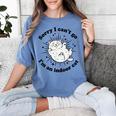 Sorry I Can't Go I'm An Indoor Cat Quote Introvert Women's Comfort Colors T-Shirt Chalky Mint