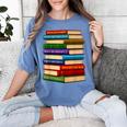 History Month Educated Black Leaders Reading Books Women's Comfort Colors T-Shirt Chalky Mint