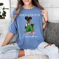History Month Education Is Freedom Books Black Teacher Women's Comfort Colors T-Shirt Chalky Mint