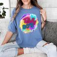 Totally 80's Tie Dye Retro Vibes 1980s Style Nostalgia Women's Comfort Colors T-Shirt Chalky Mint