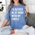 Turtle Owner Introvert Stay Home Women's Comfort Colors T-Shirt Chalky Mint