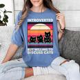 Unique Art For Introverted Cat Fans -Adults Cat Humorous Introvert Small Women's Comfort Colors T-Shirt Chalky Mint Unique Art For Introverted Cat Fans -Adults Cat Humorous Introvert Small Women's Comfort Colors T-Shirt Chalky Mint