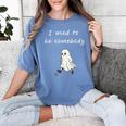 I Used To Be Somebody Nostalgia Halloween Spooky Season Women's Comfort Colors T-Shirt Chalky Mint