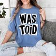 Wastoid 80s Slang Retro Teen Quote Gen X Nostalgia Women's Comfort Colors T-Shirt Chalky Mint Wastoid 80s Slang Retro Teen Quote Gen X Nostalgia Women's Comfort Colors T-Shirt Chalky Mint