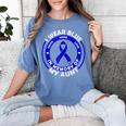 I Wear Blue In Memory Of My Aunt Colon Cancer Awareness Women's Comfort Colors T-Shirt Chalky Mint I Wear Blue In Memory Of My Aunt Colon Cancer Awareness Women's Comfort Colors T-Shirt Chalky Mint