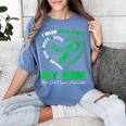 I Wear Kelly Green In My Memory Of My Mom Bile Duct Cancer Women's Comfort Colors T-Shirt Chalky Mint