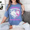 I Wear Pink In Memory Of Daughter Breast Cancer Awareness Women's Comfort Colors T-Shirt Chalky Mint