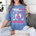 I Wear Pink In Memory Of My Gigi Breast Cancer Awareness Women's Comfort Colors T-Shirt Chalky Mint I Wear Pink In Memory Of My Gigi Breast Cancer Awareness Women's Comfort Colors T-Shirt Chalky Mint