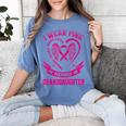 I Wear Pink In Memory Of My Granddaughter Breast Cancer Women's Comfort Colors T-Shirt Chalky Mint I Wear Pink In Memory Of My Granddaughter Breast Cancer Women's Comfort Colors T-Shirt Chalky Mint