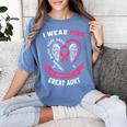 I Wear Pink In Memory Of Great Aunt Breast Cancer Shirts Tee Women's Comfort Colors T-Shirt Chalky Mint I Wear Pink In Memory Of Great Aunt Breast Cancer Shirts Tee Women's Comfort Colors T-Shirt Chalky Mint