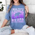 I Wear Purple In Memory Of My Dad Alzheimer's Awareness Day Women's Comfort Colors T-Shirt Chalky Mint I Wear Purple In Memory Of My Dad Alzheimer's Awareness Day Women's Comfort Colors T-Shirt Chalky Mint