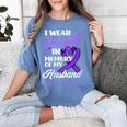 I Wear Purple In Memory Of My Husband Overdose Awareness Women's Comfort Colors T-Shirt Chalky Mint I Wear Purple In Memory Of My Husband Overdose Awareness Women's Comfort Colors T-Shirt Chalky Mint