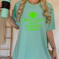 2018 Graduation Red Green High School Color Women's Comfort Colors T-Shirt Chalky Mint
