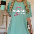 2018 Nursing School Graduation New Nurse Shirt Women's Comfort Colors T-Shirt Chalky Mint