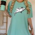 2019 Graduation Shark T Shirt High School College Grad Women's Comfort Colors T-Shirt Chalky Mint