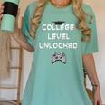 2019 High School Graduation College Level Unlocked Tee Women's Comfort Colors T-Shirt Chalky Mint