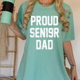 2019 Senior Dad High School Graduation Party SEN19R T Shirt Women's Comfort Colors T-Shirt Chalky Mint