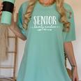 2019 Senior T Shirt High School Graduation Tee Women's Comfort Colors T-Shirt Chalky Mint